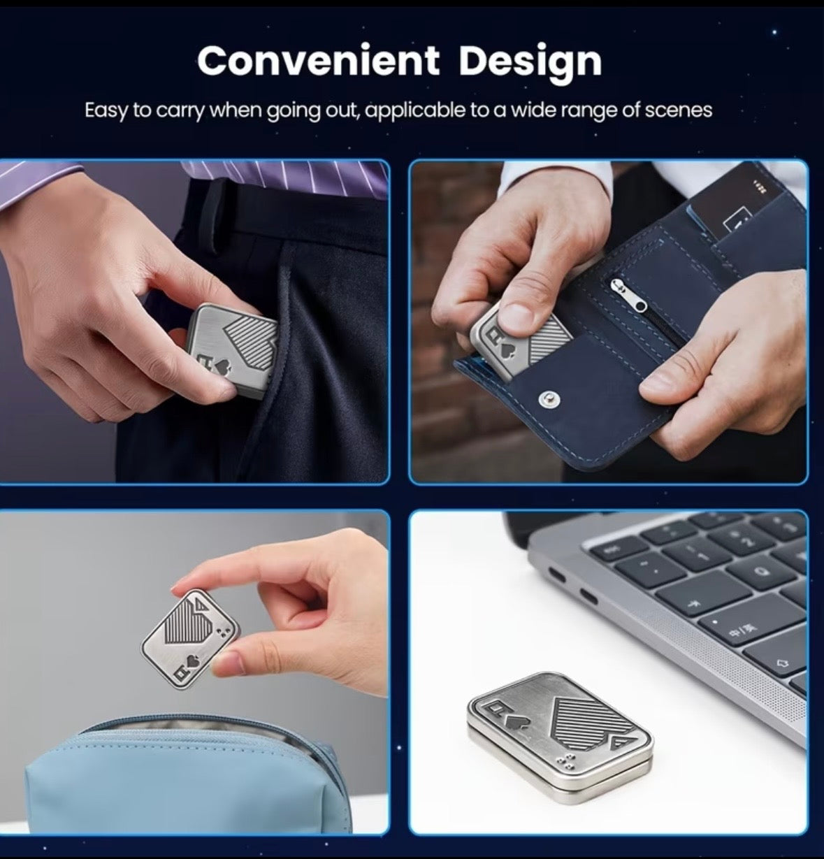 Royal Spin – King Card Metal Fidget Slider